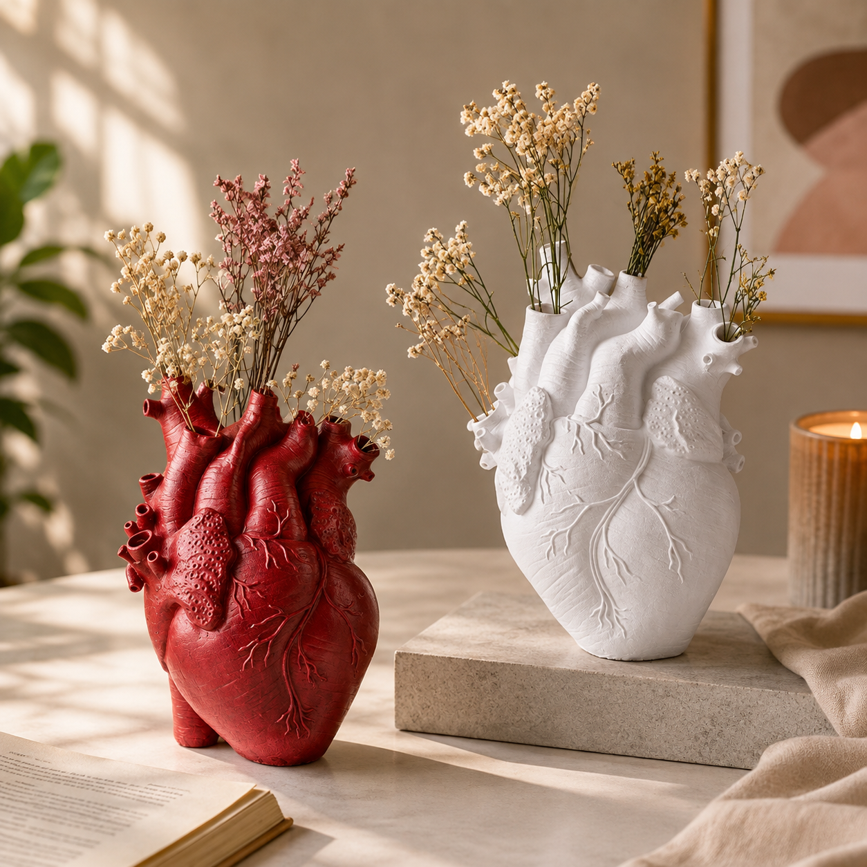 Aesthetic Heart Vase