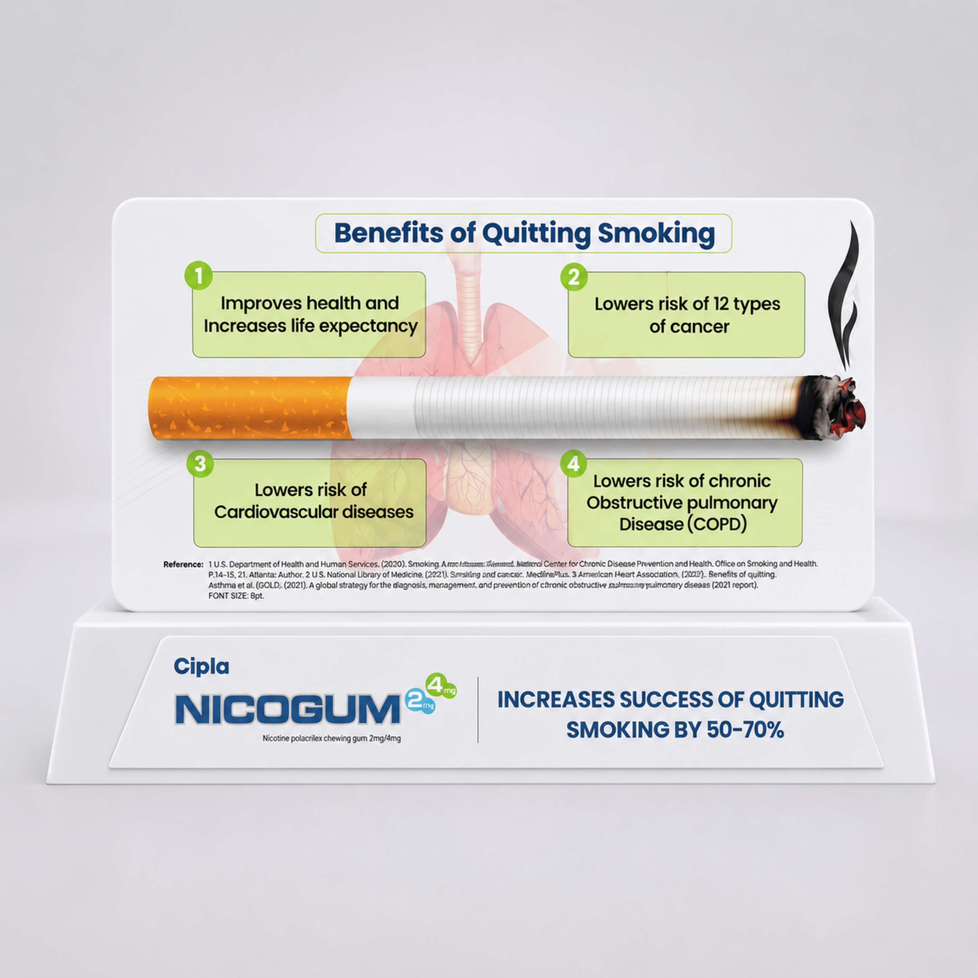 CIGARETTE TABLE TOP
