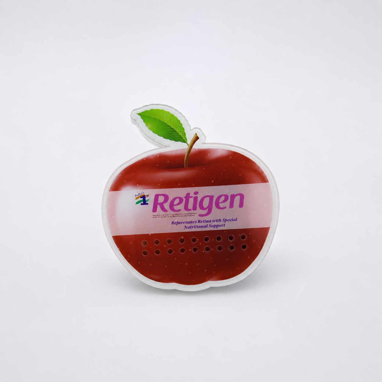 CUSTOMIZED APPLE SHAPED FRAGRANCE PAPERWEIGHT